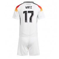 Maglia Calcio Germania Florian Wirtz #17 Prima Divisa Bambino Europei 2024 Manica Corta (+ pantaloncini)